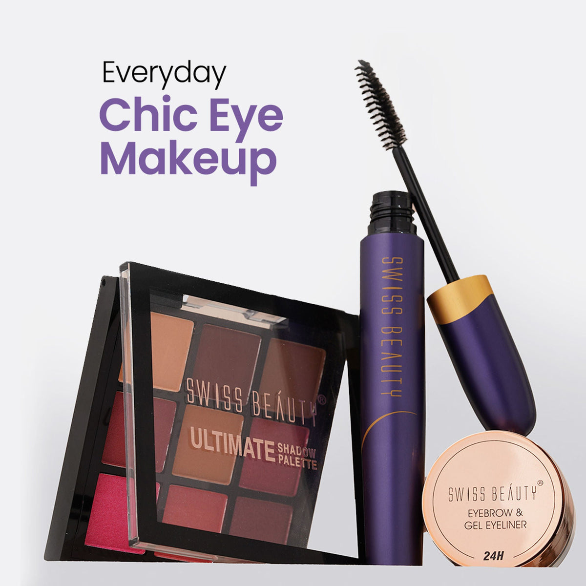 Swiss Beauty Bold Eyes Super Lash Mascara Waterproof - Black | Grocsy