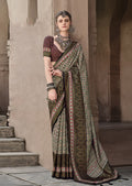 Monjolika Fashion Silk Patola Print Multi Colour Traditional Saree | Grocsy