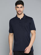 Alcis Men Polo Collar Anti Static Slim Fit Sports T-shirt | Grocsy