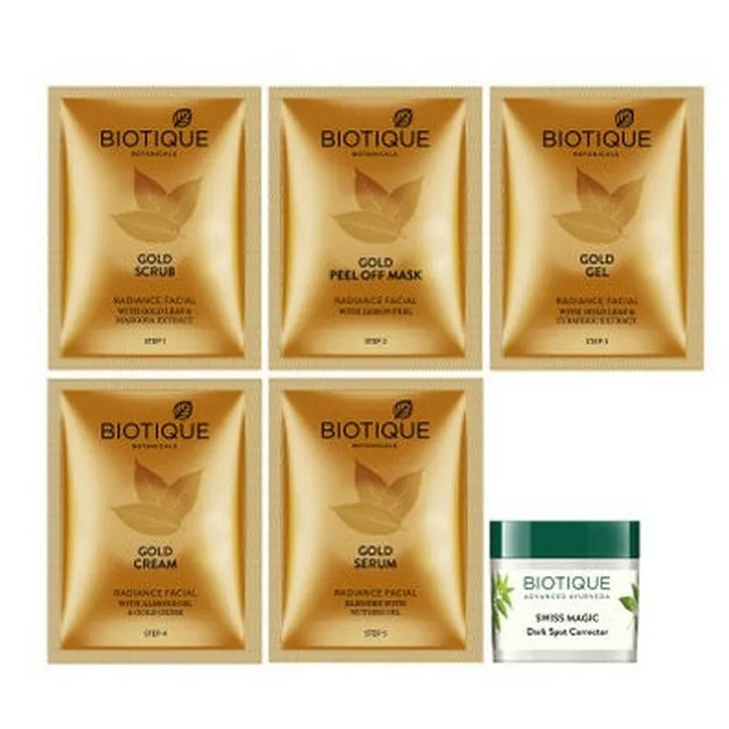 Biotique Bio Gold Radiance Facial Kit | Grocsy