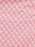 Aramya Straight Soft Cotton Floral Print Women's Kurta - Pink | Grocsy