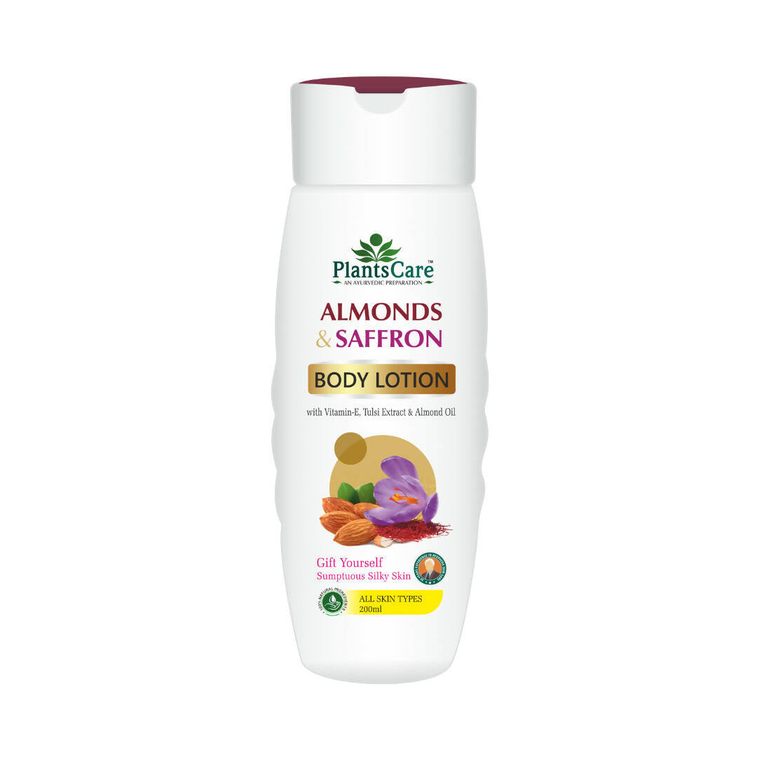 Plants Care Almond & Saffron Body Lotion | Grocsy