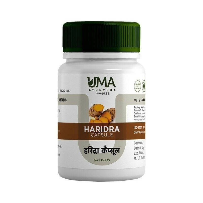 Uma Ayurveda Haridra Capsules | Grocsy
