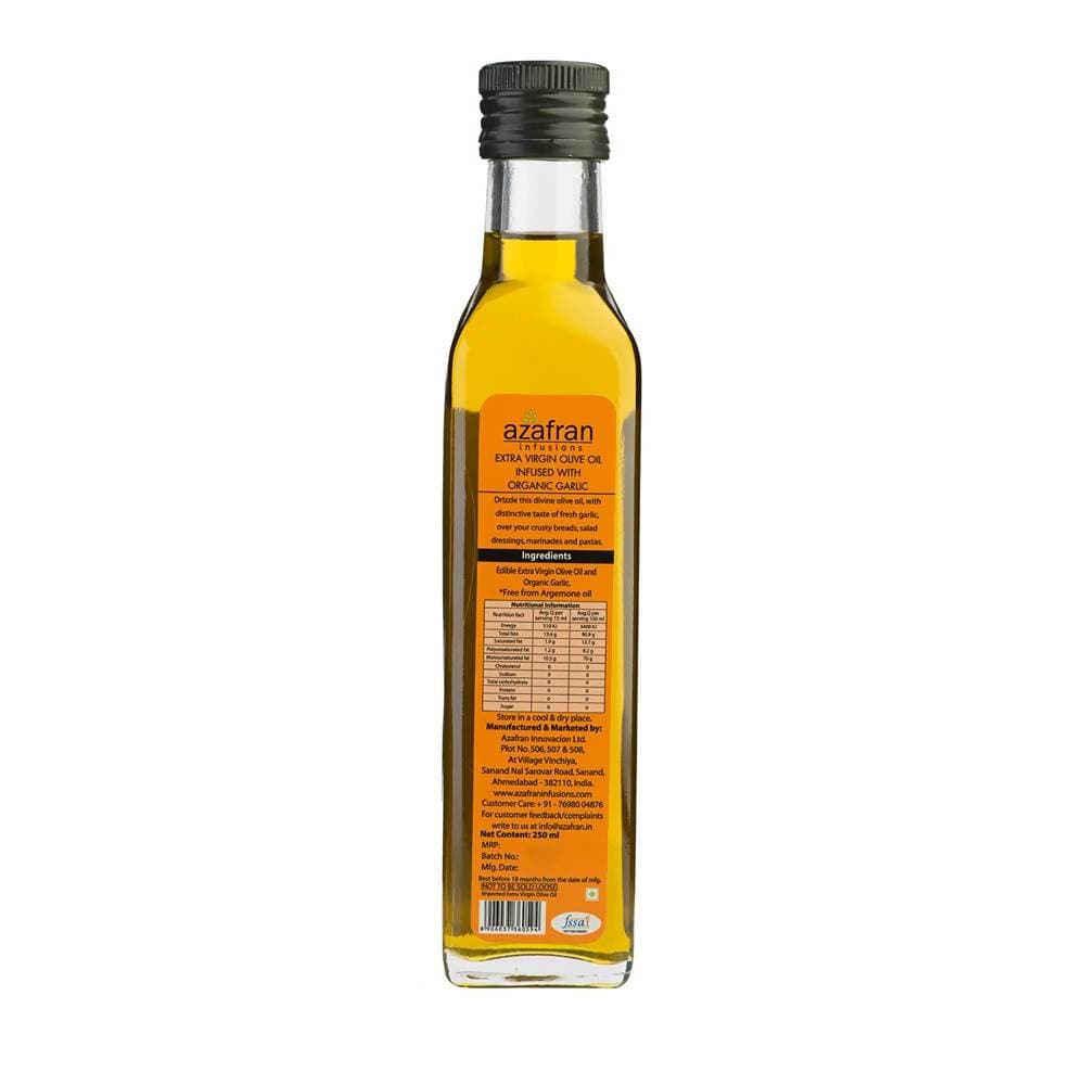 Azafran Infusions Garlic Infused Extra Virgin Olive Oil | Grocsy