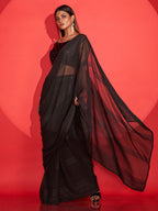 Tikhi Imli Zari Striped Saree | Grocsy