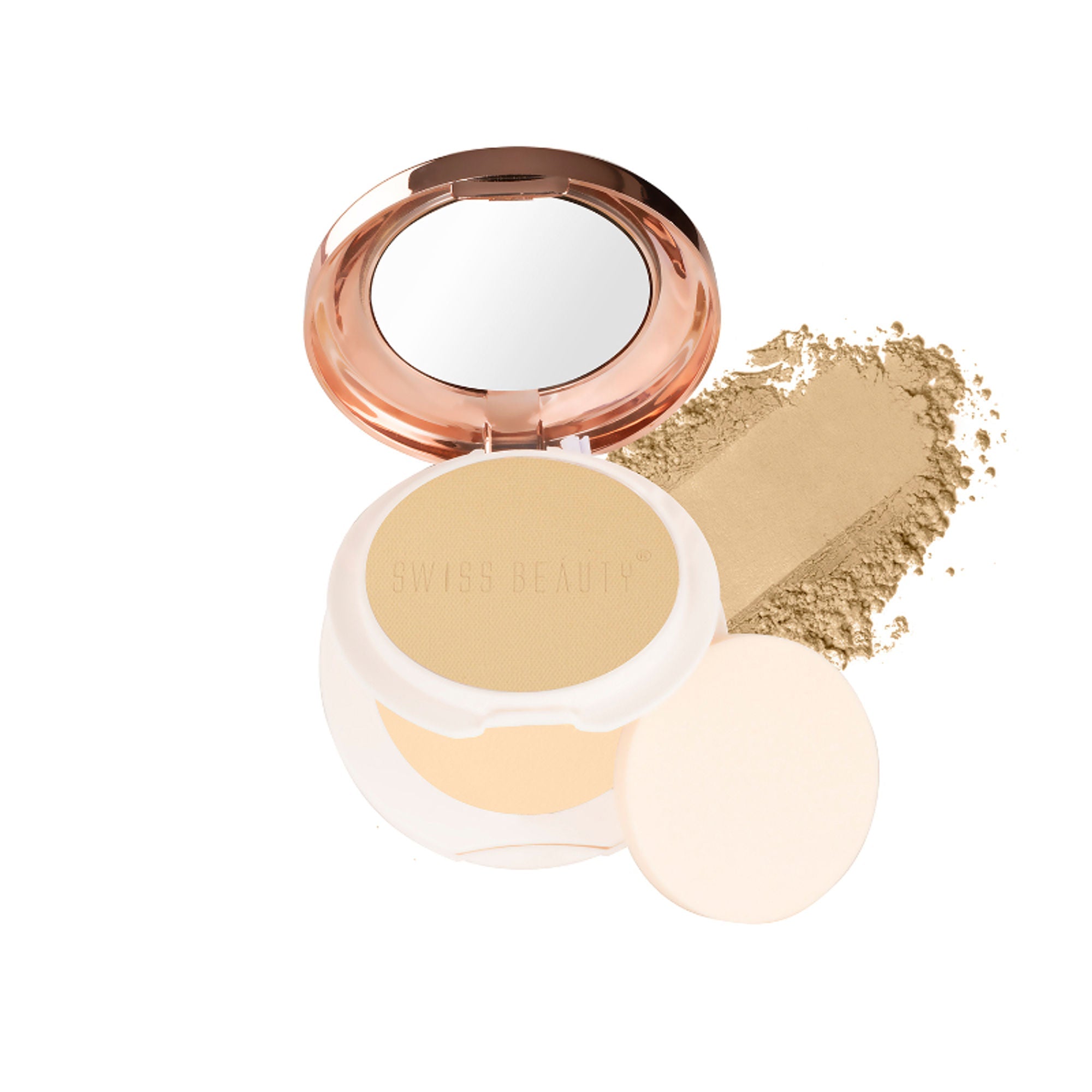 Swiss Beauty Oil Control Compact Powder - 04 Skin Beige | Grocsy