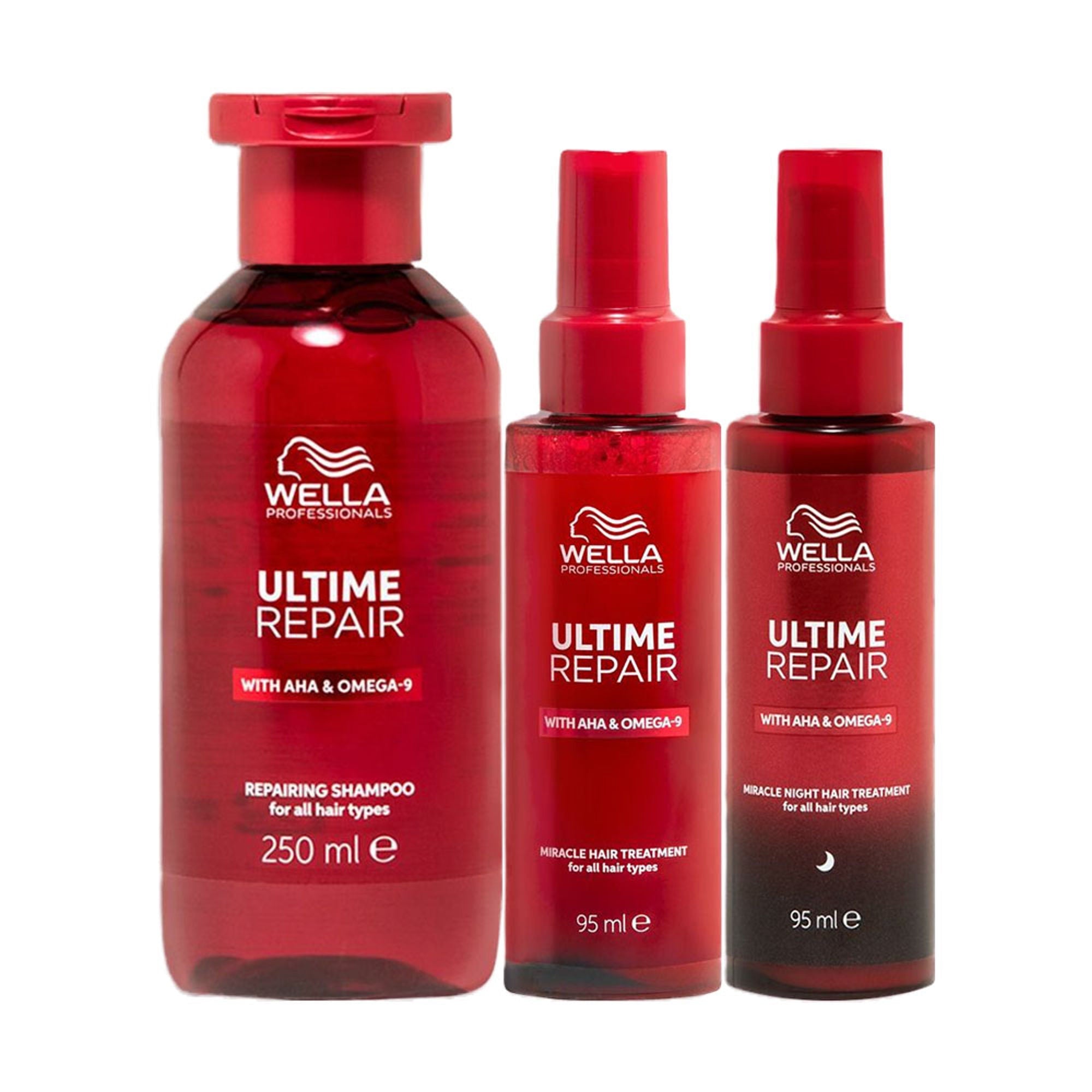 Wella Professionals Ultime Repair Shampoo, Night & Day Hair Serum Combo | Grocsy