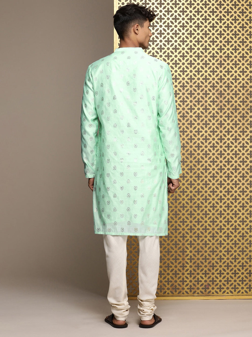 House of Pataudi Ethnic Motifs Printed Jashn Kurta | Grocsy