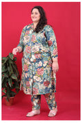 Monjolika Fashion Multicolor Rayon Floral Print Classic Co-Ord Set | Grocsy
