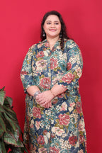 Monjolika Fashion Multicolor Rayon Floral Print Classic Co-Ord Set | Grocsy