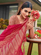 Tikhi Imli Woven Design Zari Art Silk Saree | Grocsy