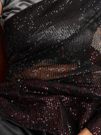 Tikhi Imli Sequinned Satin Heavy Work Saree | Grocsy