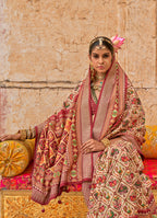 Monjolika Fashion Viscose Silk Cream Printed Classic Saree | Grocsy