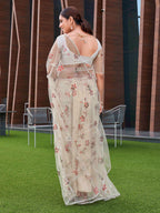 Tikhi Imli Embellished Women Saree | Grocsy