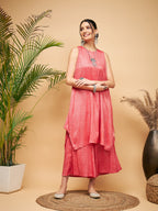 InWeave Red Lurex Short Kurta | Grocsy
