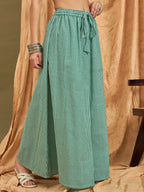InWeave Green Small Check Skirt | Grocsy