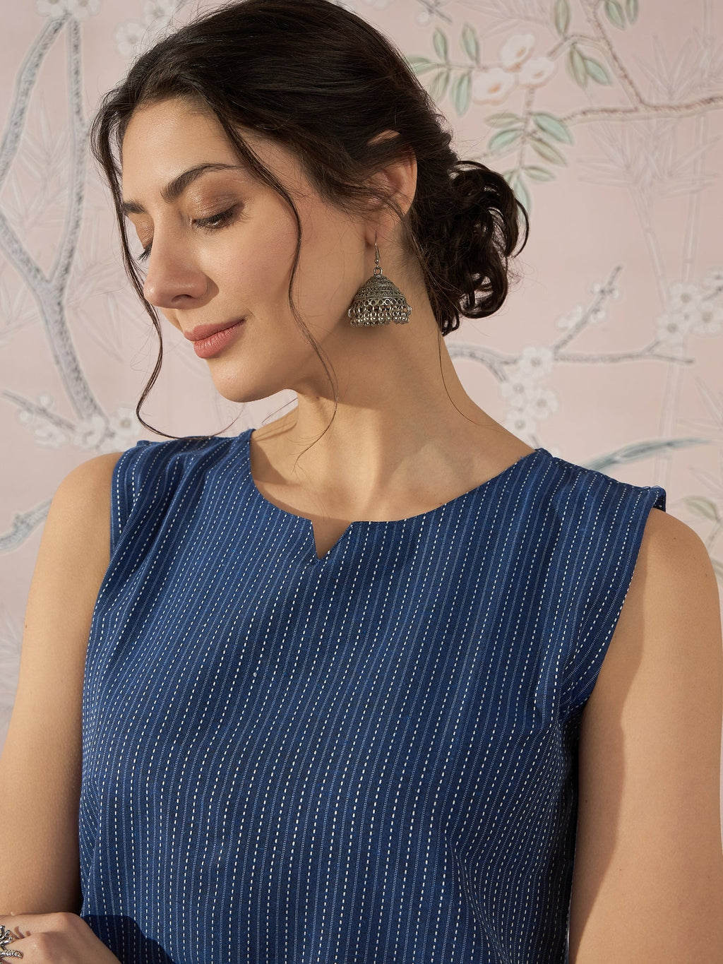 InWeave Blue Kantha W/S Top | Grocsy