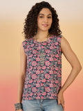 InWeave Navy Different W/S Top | Grocsy