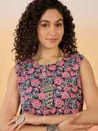 InWeave Navy Different W/S Top | Grocsy