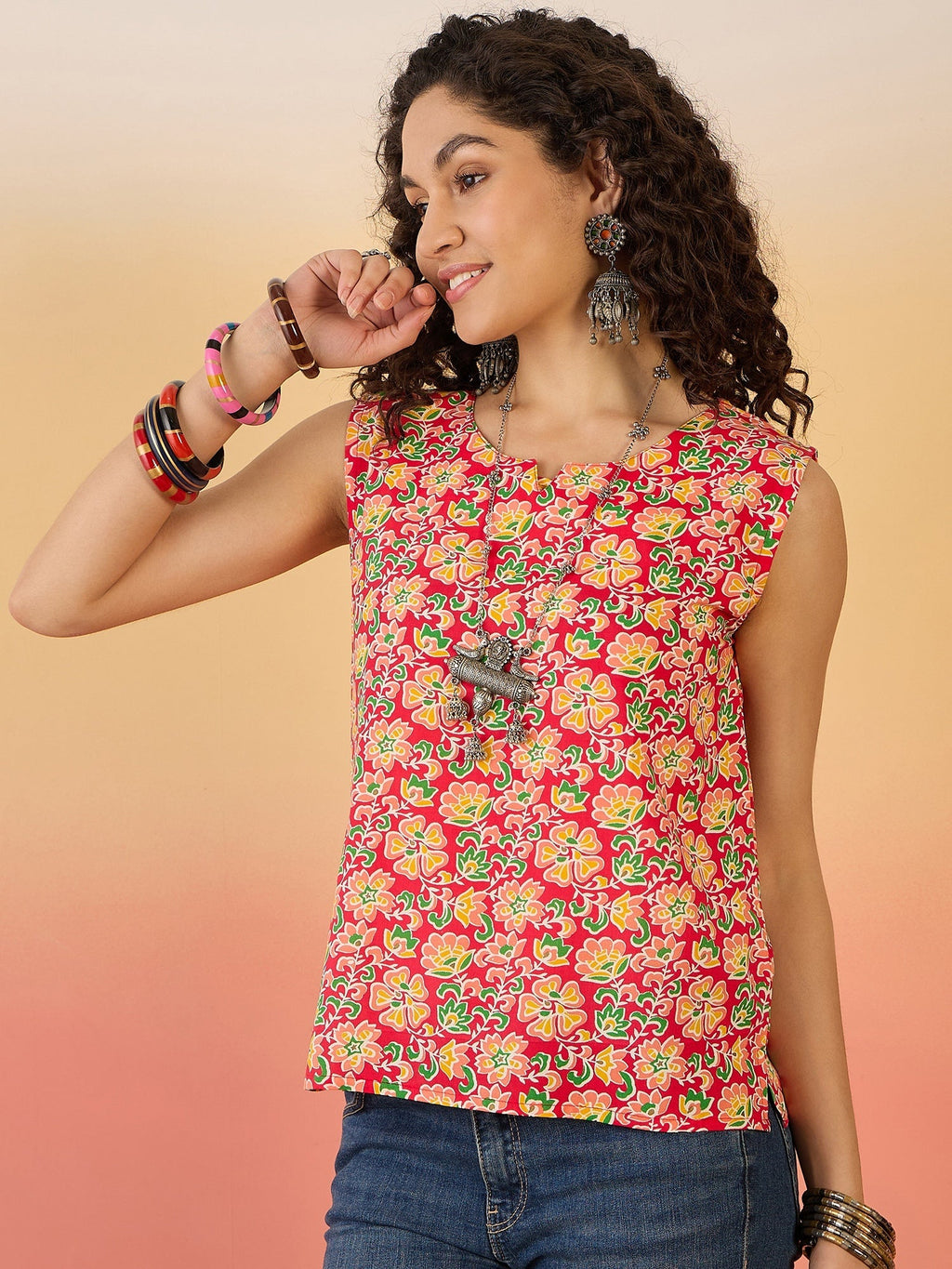 InWeave Red Different W/S Top | Grocsy
