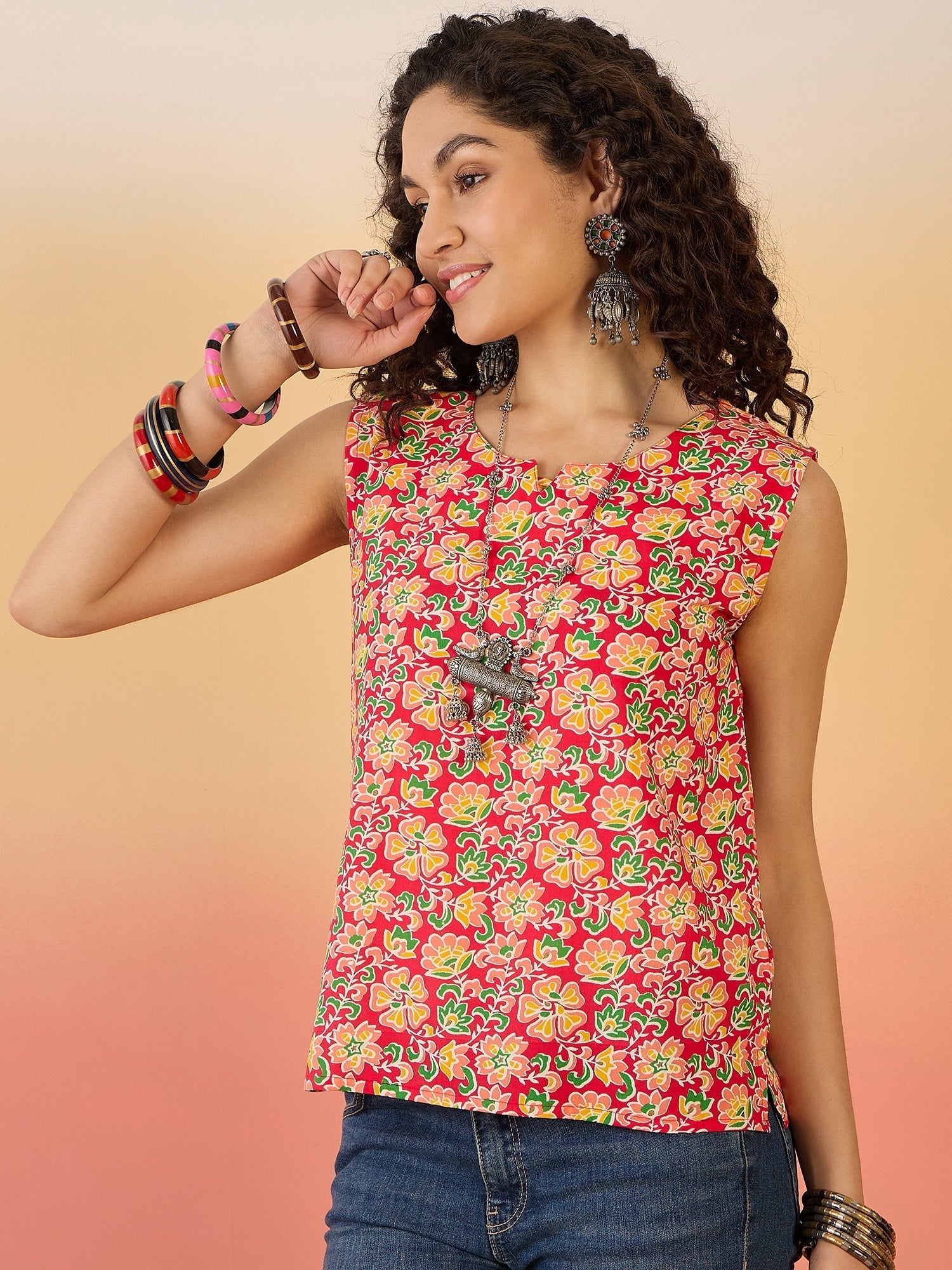 InWeave Red Different W/S Top | Grocsy