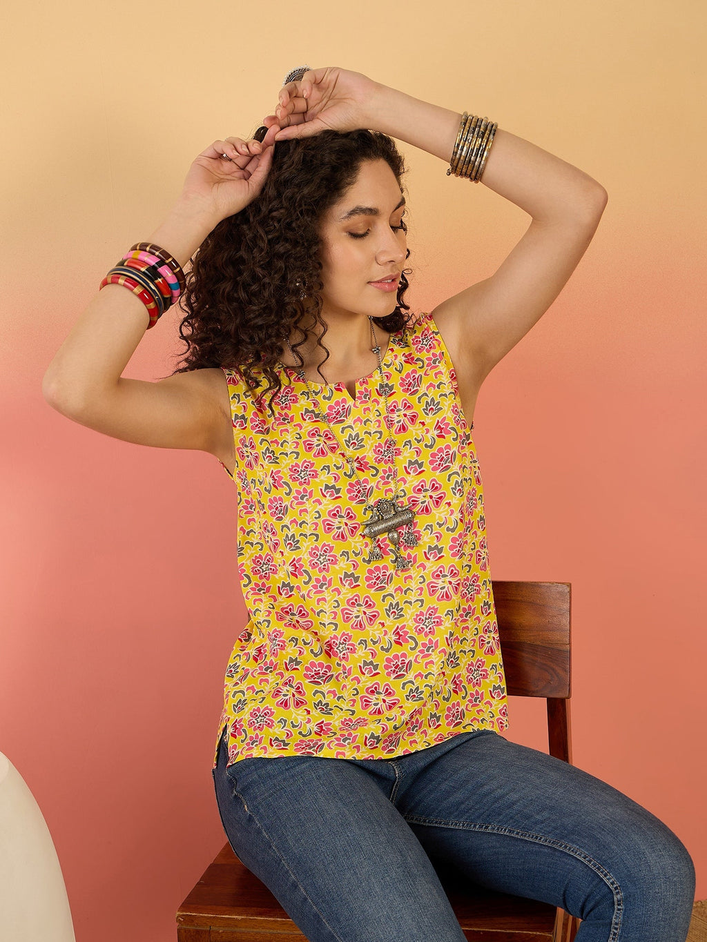 InWeave Bright Yellow Different W/S Top | Grocsy