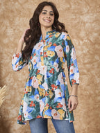 InWeave Multi Abstract Mandarin Top | Grocsy