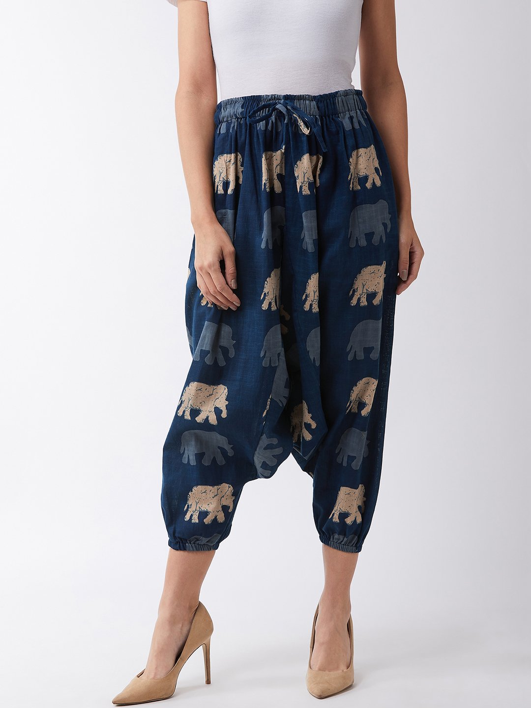 InWeave Elephant Print Harem Pants | Grocsy