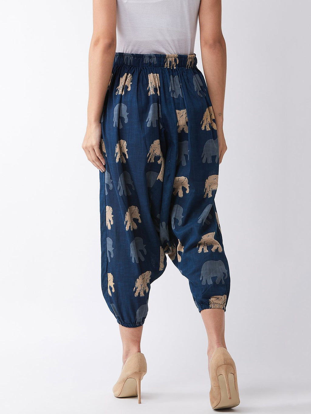 InWeave Elephant Print Harem Pants | Grocsy