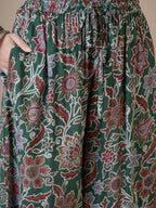 InWeave Green Big Jaal Palazzo | Grocsy