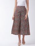 InWeave Women's Maroon Kalamkari Palazzo | Grocsy