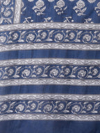 InWeave Blue Floral Cotton Dupattas | Grocsy