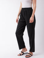 InWeave Black Kantha Pant | Grocsy