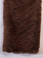 InWeave Dull Brown Rabbit Faux Fur Cape | Grocsy
