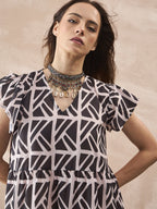 InWeave Black Ivory Short Dress | Grocsy