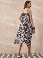 InWeave Black Ivory Strappy Dress | Grocsy