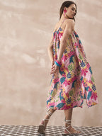 InWeave Leaf Multi Strappy Dress | Grocsy