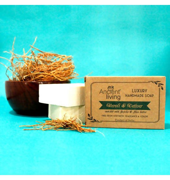 Ancient Living Neroli & Vetiver Luxury Handmade Soap | Grocsy