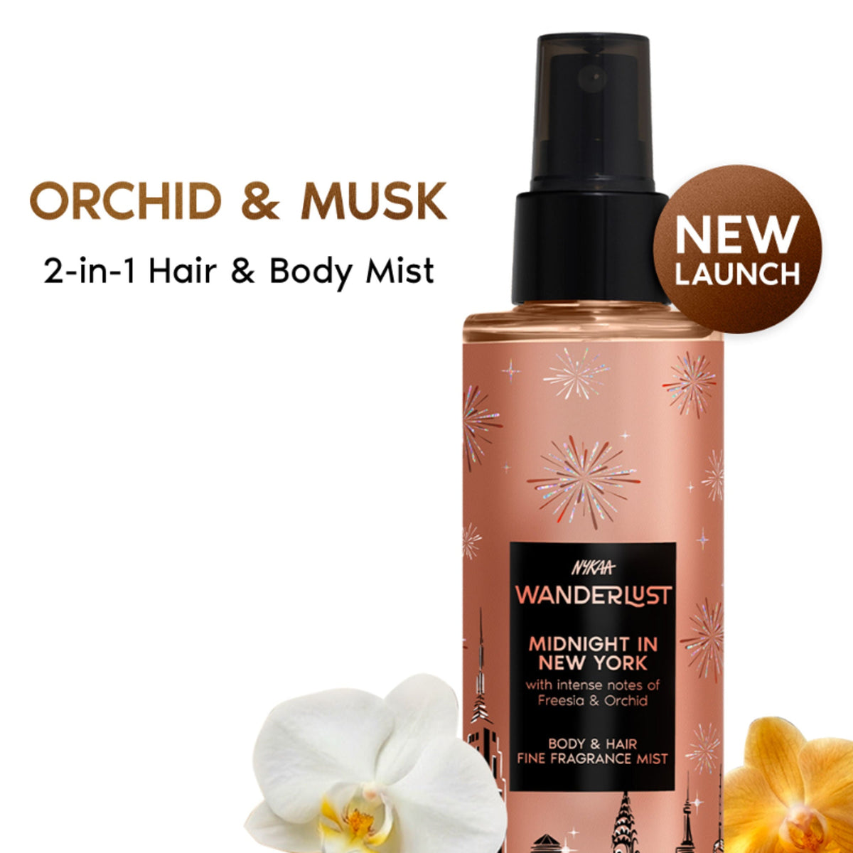 Wanderlust Fragrance Mist For Her - Midnight In New York | Grocsy