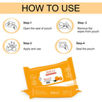 Shills Professional Refreshing Wet Wipes - Lime Fresh | Grocsy