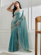 kasee Beads and Stones Pure Silk Saree | Grocsy