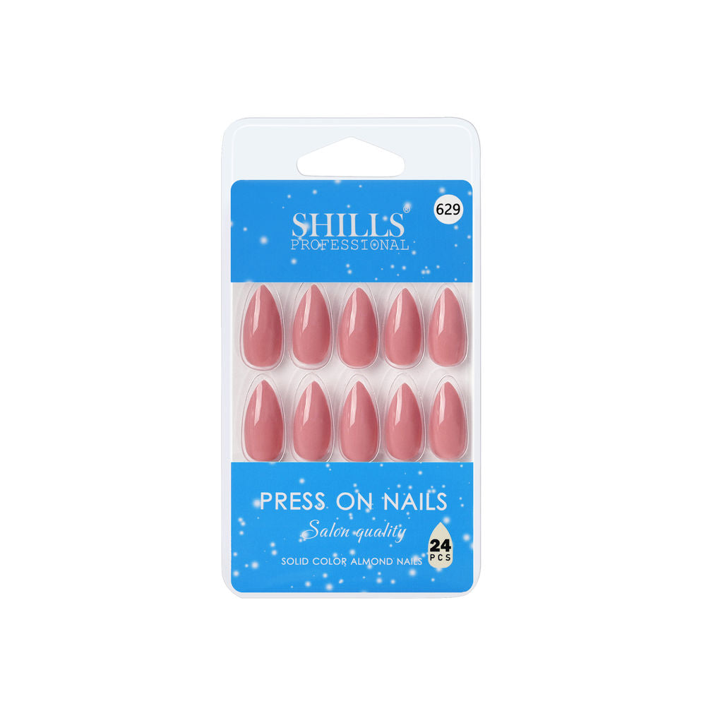 Shills Professional Reusable Press On Nails Almond - SPN629 | Grocsy