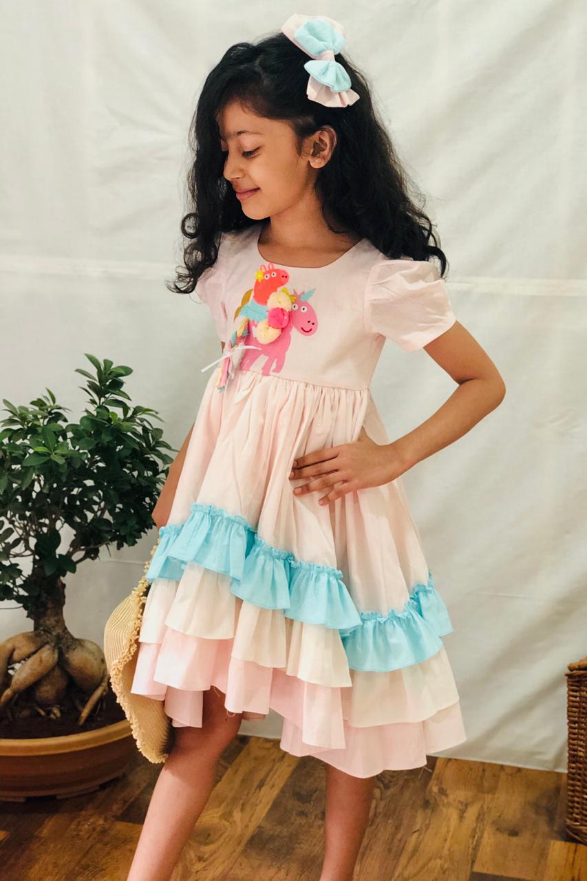 ArthLife Pepa Pig Embroidered Dress | Grocsy