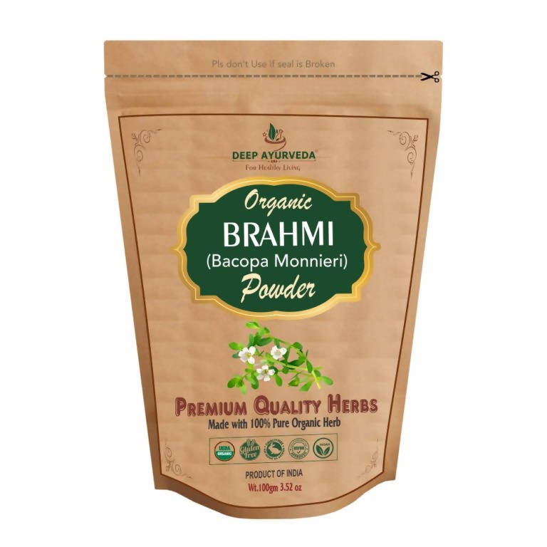 Deep Ayurveda Organic Brahmi Powder | Grocsy