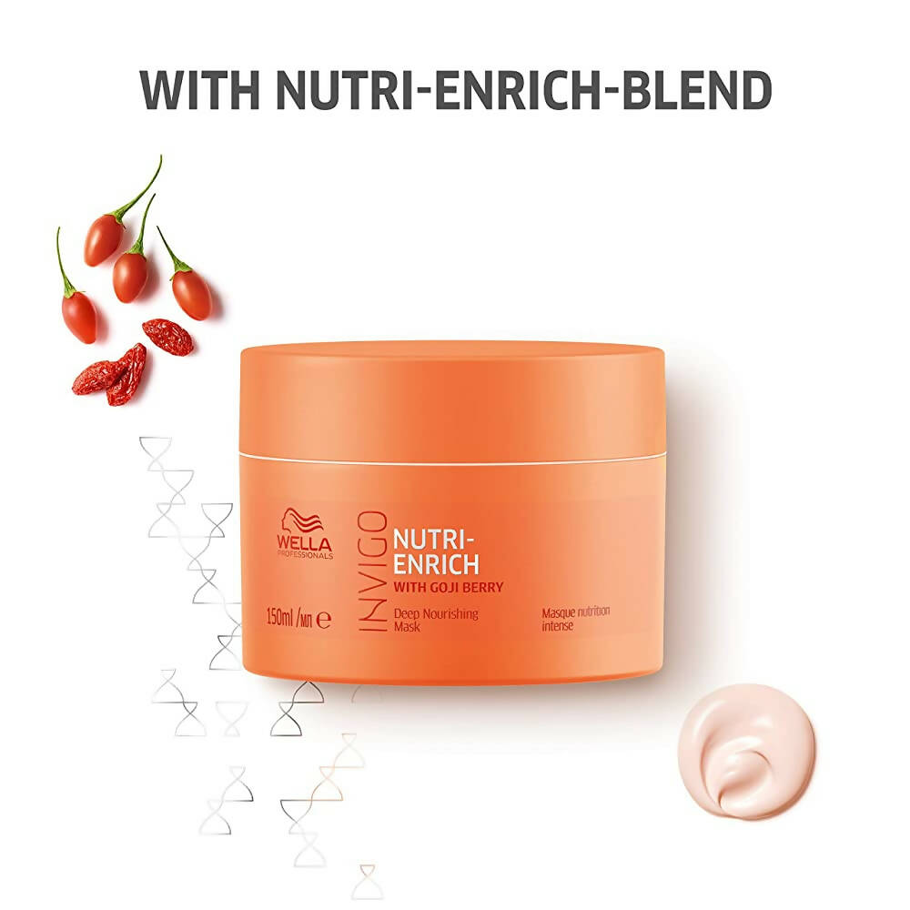 Wella Professionals Invigo Nutri Enrich Deep Nourishing Mask And Shampoo Combo | Grocsy