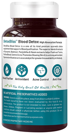 Bliss Welness Blood Detox Veg Tablet | Grocsy