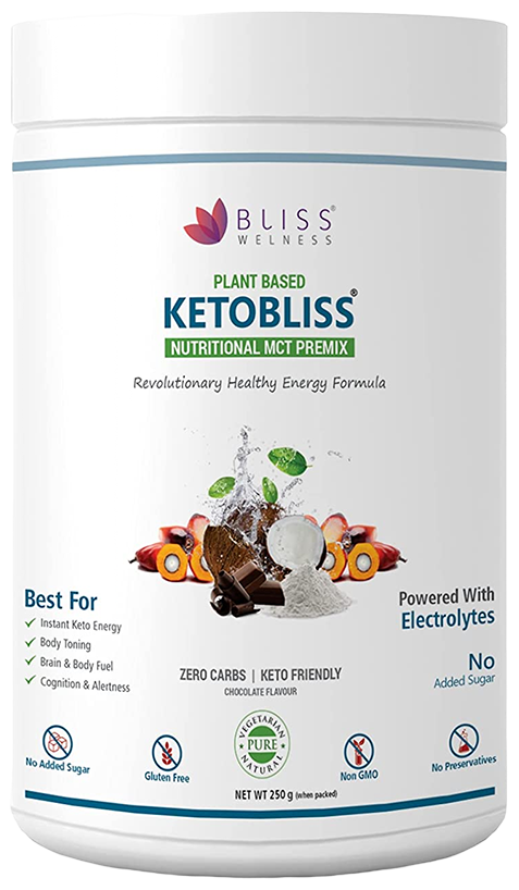 Bliss Welness Ketobliss Nutritional Mct Premix Unflavored | Grocsy