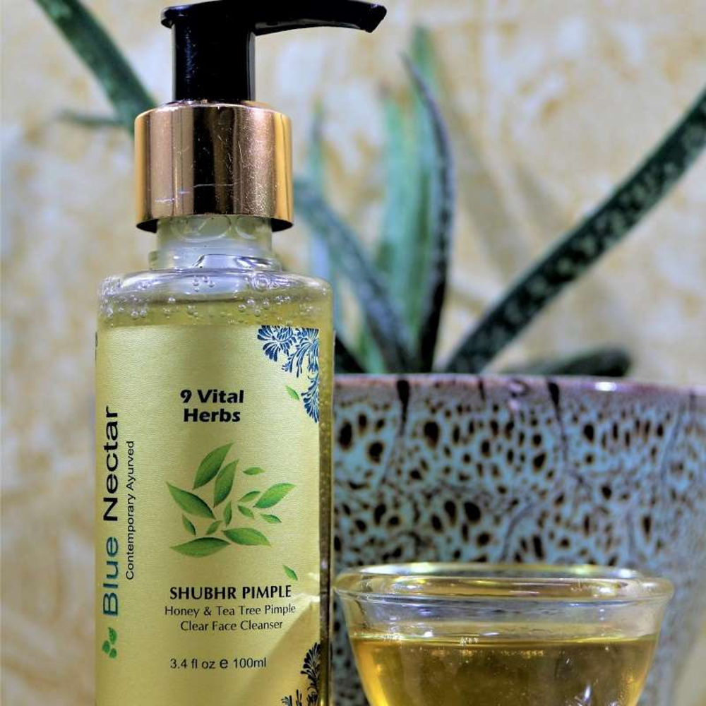Blue Nectar Shubhr Pimple Face Cleanser with Honey & Tea Tree | Grocsy