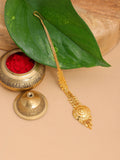 Ruby Raang Gold Maang Tikka | Grocsy