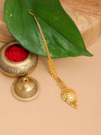 Ruby Raang Gold Maang Tikka | Grocsy